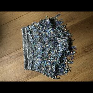 “Elsie and Fred silver la bamba hot pants”